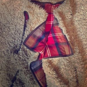 Flannel Wool Open Vest